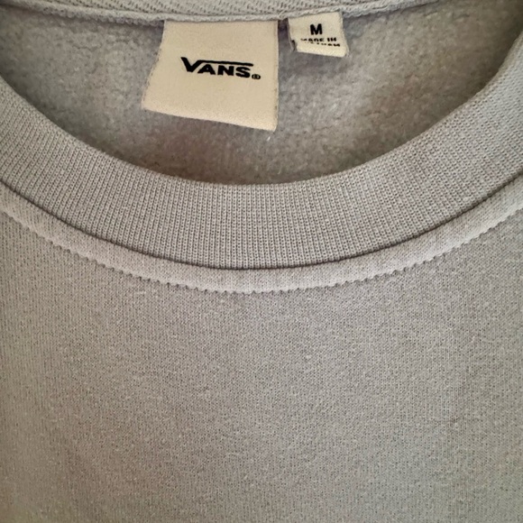 Vans Light Blue Crewneck Sweater with Graphic Design - Picture 4 of 7